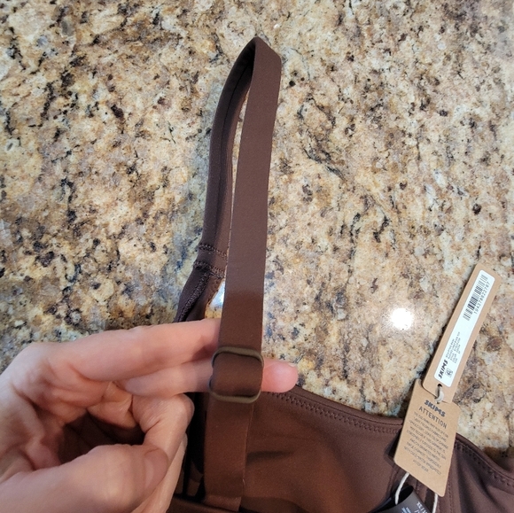 SKIMS Sculpting Line Bikini Top in Cocoa Women's 3X NWT - Picture 7 of 7